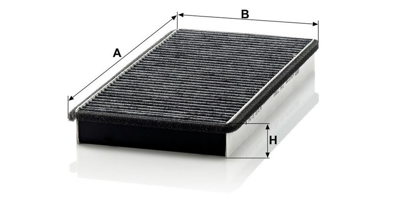 filtre d'habitacle. charbon activé