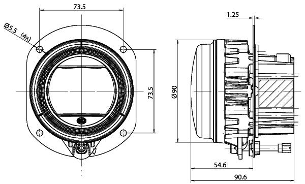 Fernscheinwerfer li re