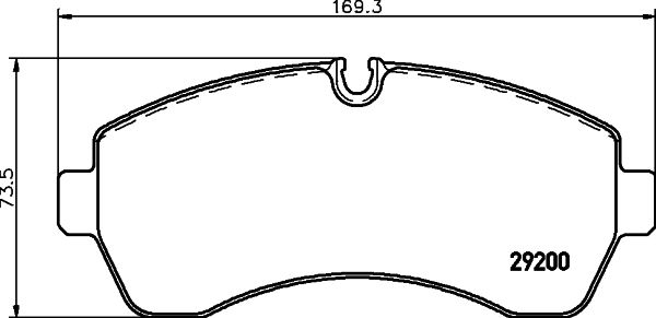 Bremsbelagsatz, SBB C6026