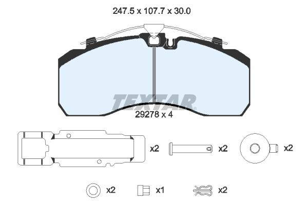 Plaquette de frein SBB - NFZ ProTec S®