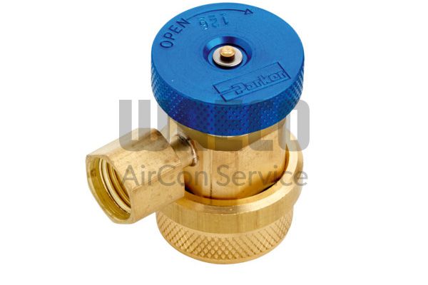134a with M14 x 1.5, Female blau