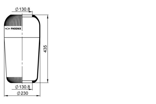 PHOENIX Luftfederbalg 72791