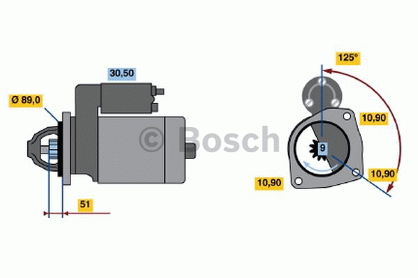 BO0986017240 STARTERBosch