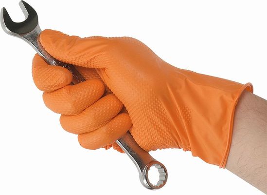 Nitril Einweghandschuhe Tiger Grip XL Orange 90 Stück Nitril Einweghandschuhe Tiger Grip XL Orange 90 Stück