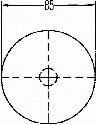 Rueckstrahler, rot, hinten Rueckstrahler, rot, hinten