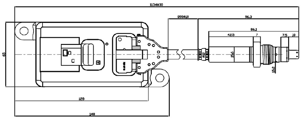 Dinex NOX SENSOR MERCEDES Dinex NOX SENSOR MERCEDES