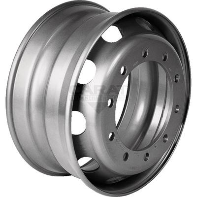 Felge 22,5 x 8,25 silber außenliegendes Ventil Mittenzentriert