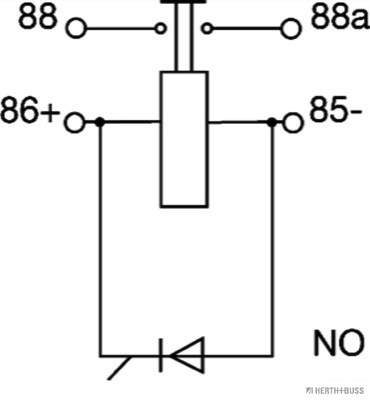 Relais, Arbeitsstrom 24V, 300A, 4 pins