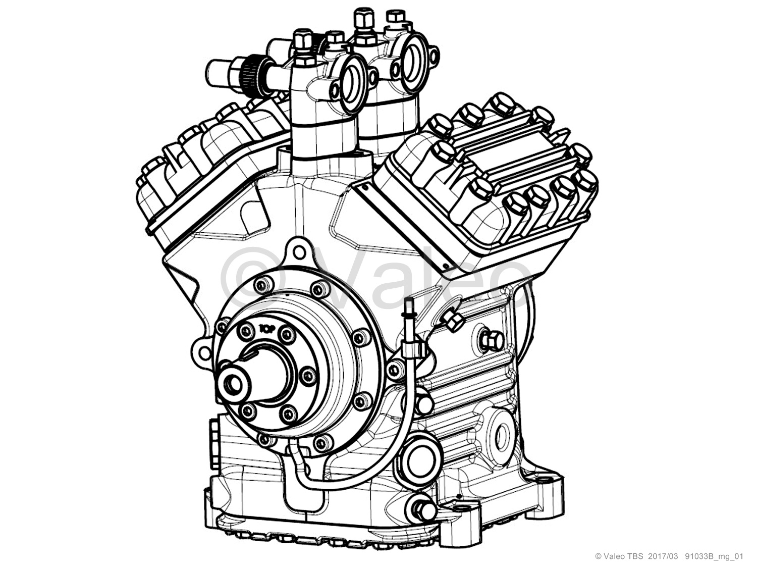 Verdichter FKX 40/470K Vent. 7, 24 V Vent.7 Volt: 24V mit Serviceventilen