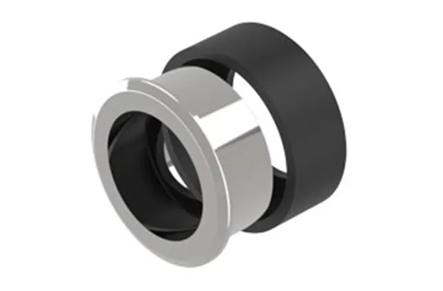 Frontrahmen-SET für flachen Einbau D35 schwarz D30,5