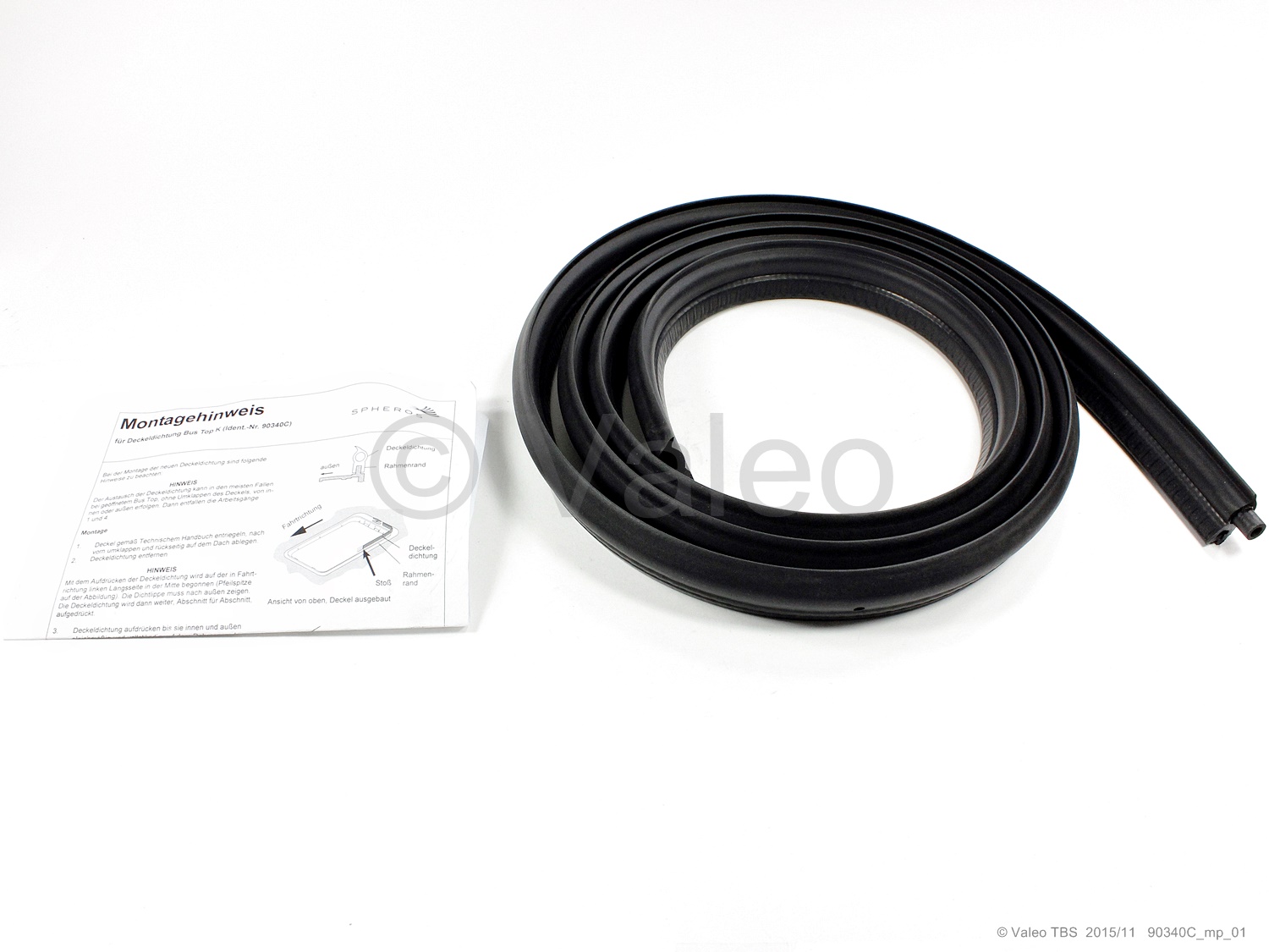 Beutel Deckeldichtung Bus Top K / Kit