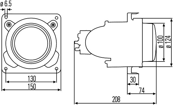 M810 Scheinwerfereinsatz, H1
