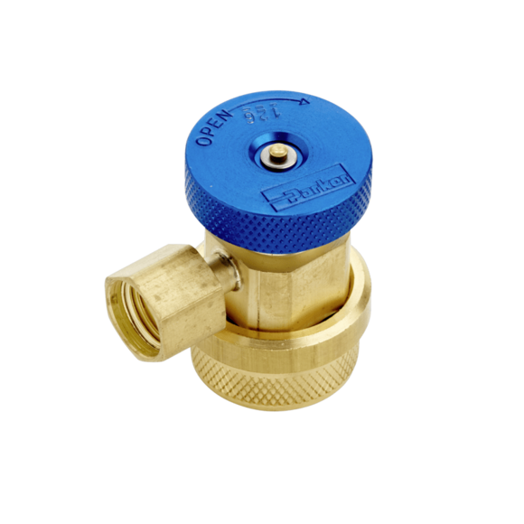 134a with M14 x 1.5, Female blau