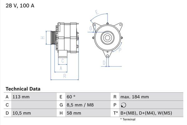 DREHSTROMGENERATOR Bosch DREHSTROMGENERATOR Bosch