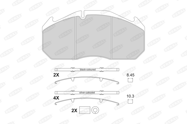 NKW Scheibenbremsbeläge 2905330004145684