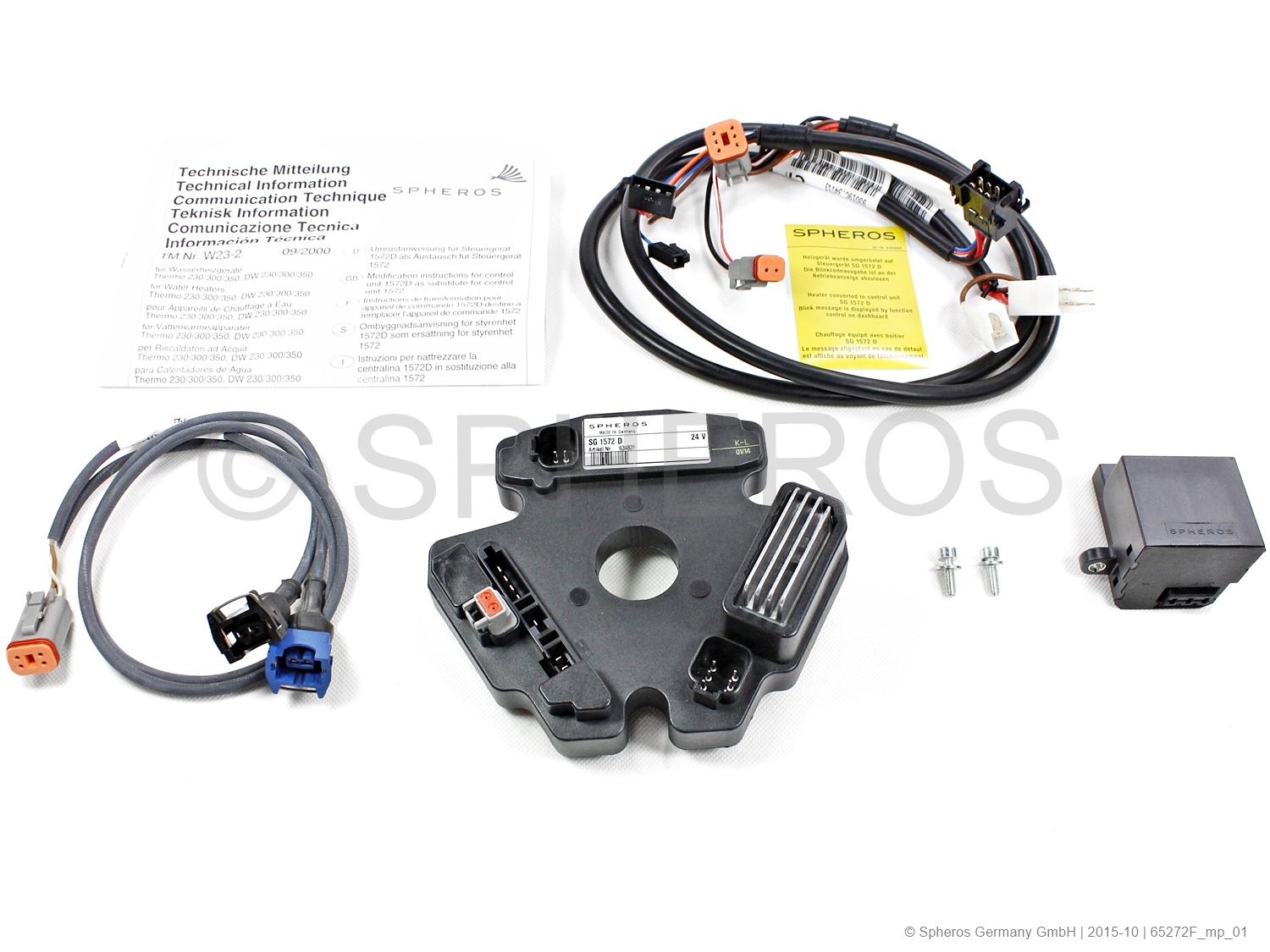 Steuergerät programmiert SG 1572D DW  / (programmiert) - Kit