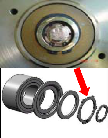 Lager für Klimakompressorkupplung EB 0124