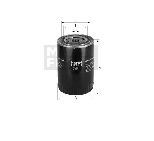 W1372156efFDBnh8rYp MANN Filter Schmieroelwechselfilter Hydraulikfilter W 1372/1 W13721 NEU OE