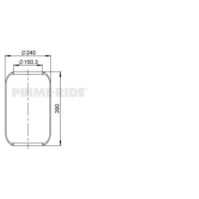 PRIME-RIDE Luftfederbalg 661N