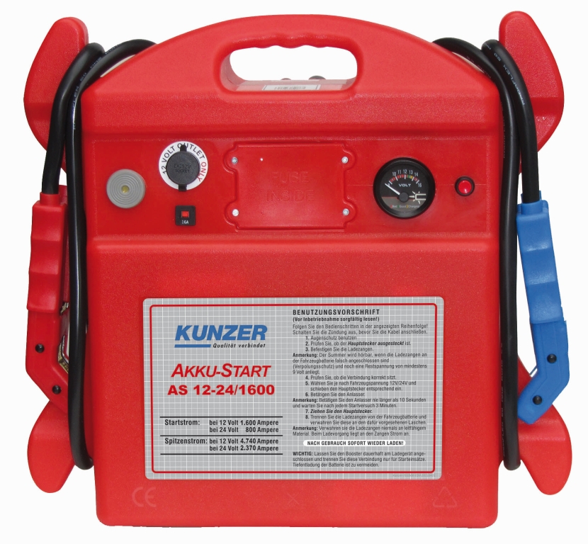 Akku-Starter ASM 12-24V Volt 12-24 Kunzer Akku-Starter ASM 12-24V Volt 12-24 Kunzer