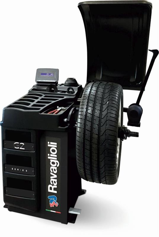 Digitale Radauswuchtmaschine G2.124NWS mit LC-Display für Pkw- und Transporter