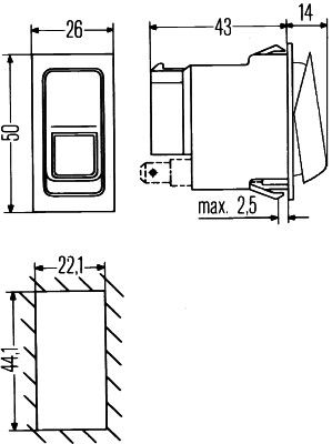 M666 Schalter, I-0