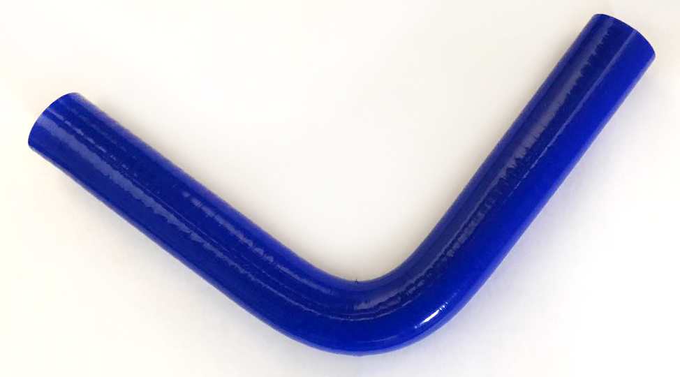 D30 Silikon blau Bogen 90°