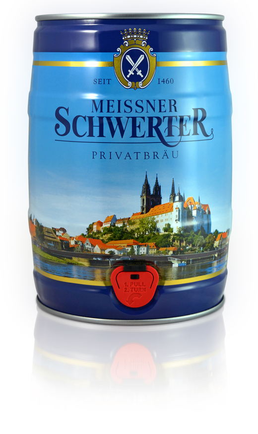 Bierfass 5L - Meissner Schwerter