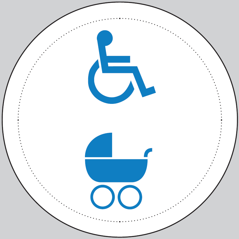 SENSORtaster Rollstuhl Kinderwagen 24V DC