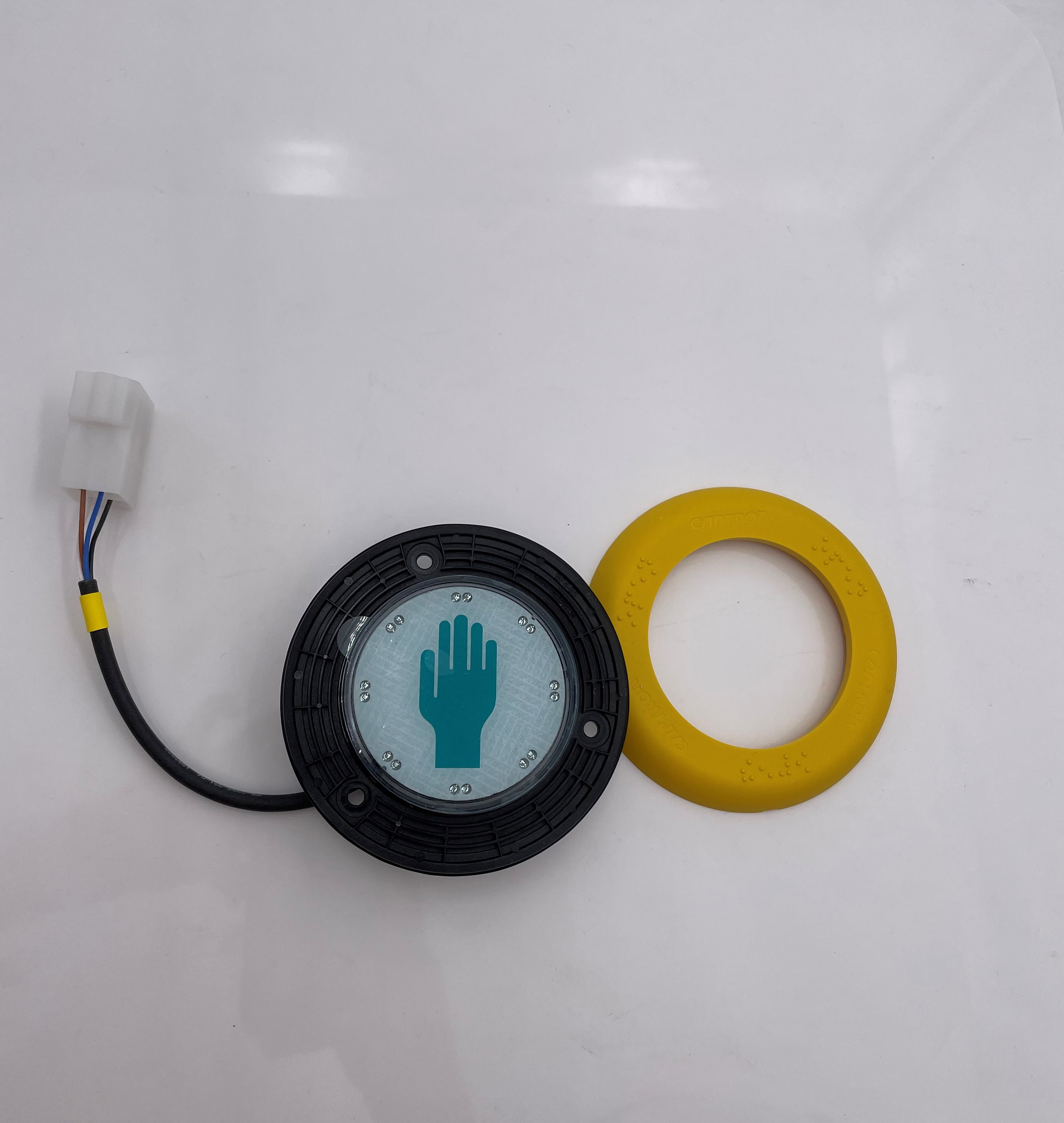 SENSORtaster 24V DC Symbol Hand / Verkehrsgelb RAL 1023 SENSORtaster 24V DC Symbol Hand / Verkehrsgelb RAL 1023