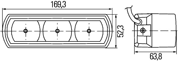 Tagfahrleuchte, -> 33 V