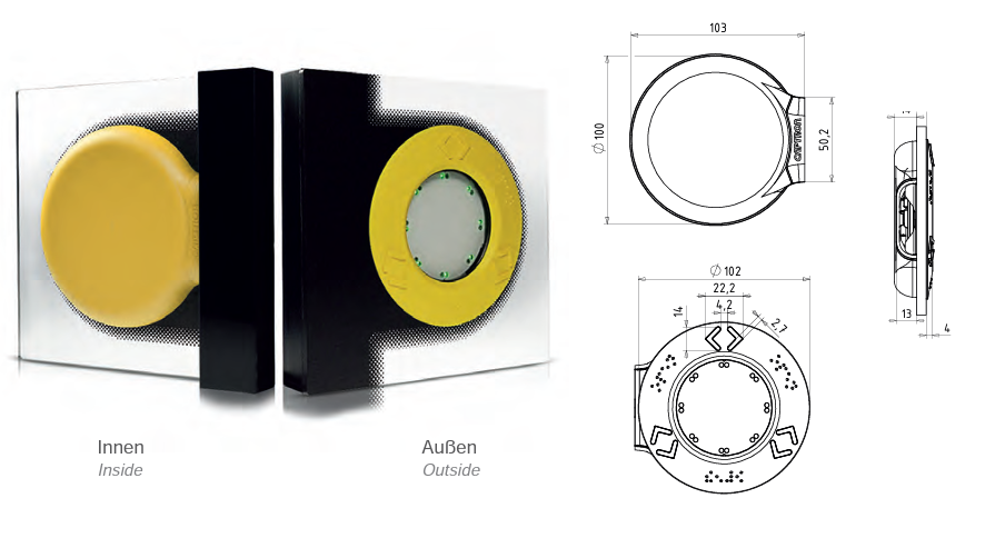 SENSORtaster Rollstuhl Kinderwagen 24V DC