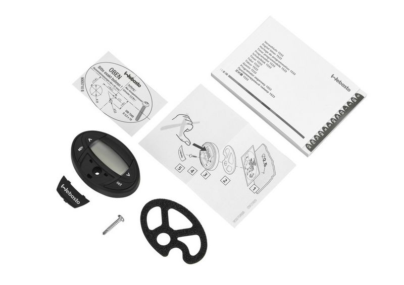 Vorwahluhr 1533 KPL. mit WEBASTO-Blende