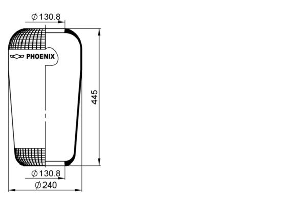 PHOENIX Luftfederbalg 71379