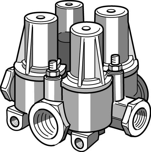 Vierkreisschutzventil AE4177